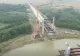 Ploile blochează lucrările la podul hobanat peste râul Siret de pe Drumul Expres Brăila - Galaţi. Anunțul CNAIR 