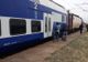 Locomotiva unui tren personal a luat foc în apropierea Galațiului