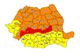 Cod roşu şi portocaliu de rafale în cea mai mare parte a României