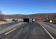 Accident pe DN1F în Topa Mică! Un şofer din Galaţi s-a răsturnat cu TIR-ul pe şosea (FOTO)