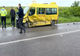 Microbuz școlar implicat într-un accident